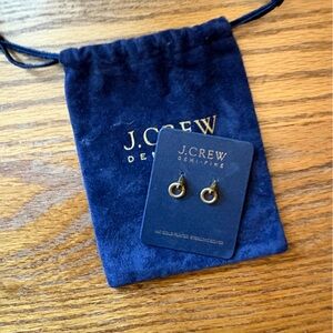 J. Crew Gold-Plated Rope Knocker Stud Earrings